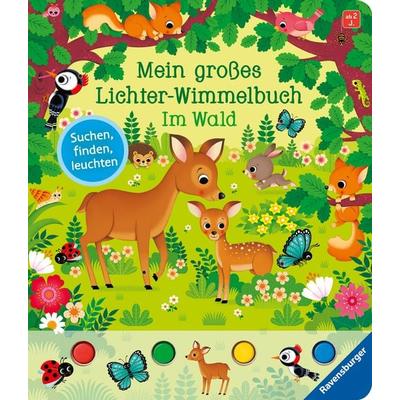 Mein großes Lichter-Wimmelbuch - Im Wald, Gebundene Ausgabe von Sandra Grimm, Ravensburger Verlag GmbH, 978-3-473-41044-6