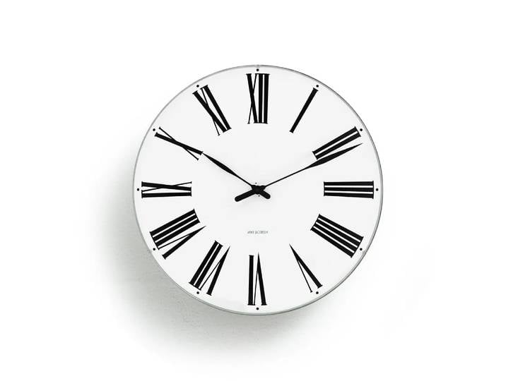 Arne Jacobsen Clocks Horloge murale Arne Jacobsen Roman diamètre 48 cm