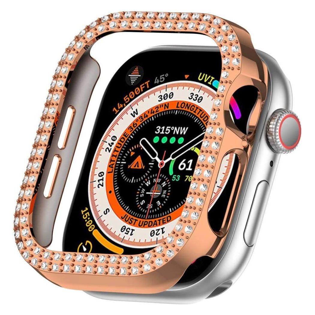 Cover-Discount Apple Watch 10 - 46mm - Glitzer Strass Schutz Case (49568512)