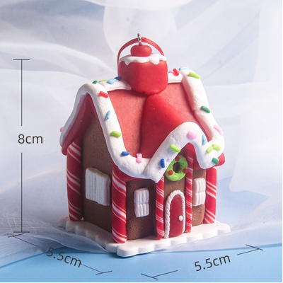 Multicon Wholesale Hub Holiday Gingerbread Christmas Tree Ornaments , House Decor With Rope style 5