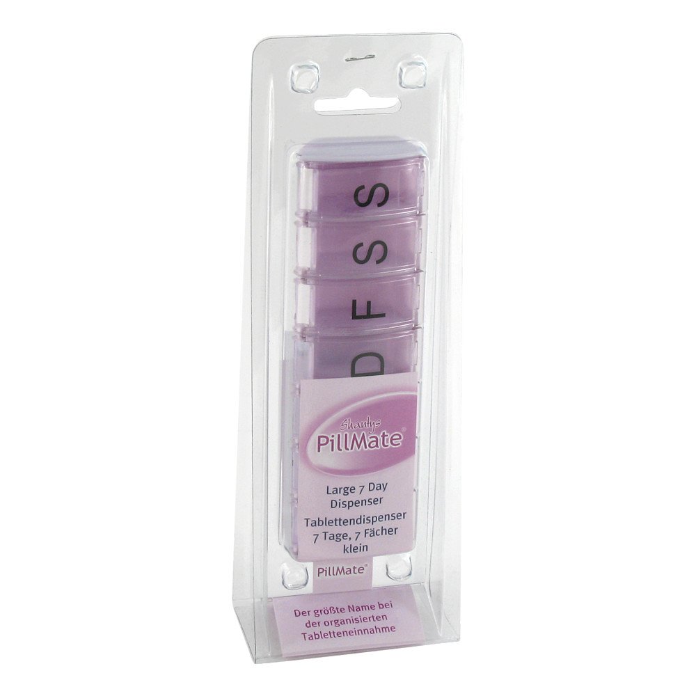 Careliv Produkte OHG Tablettendose 1 Woche 7 Fächer klein 06566599