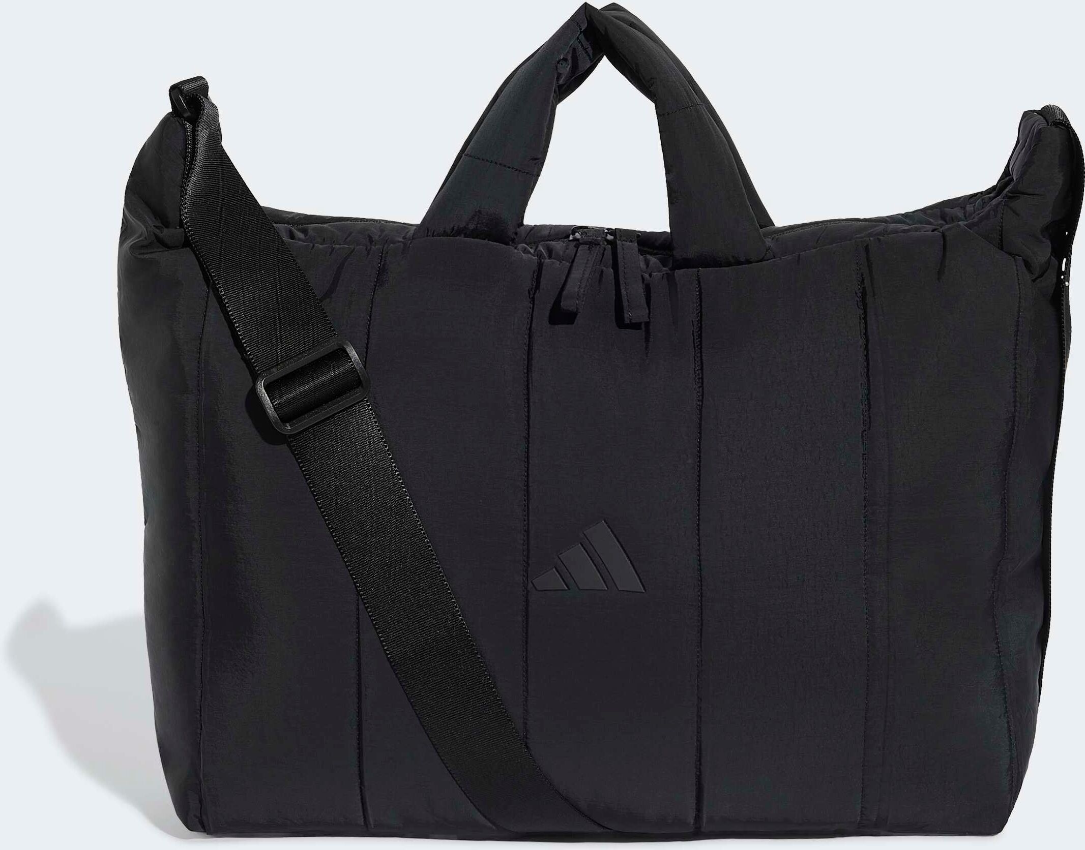 Sporttasche ADIDAS PERFORMANCE "WINTERIZED", Damen, schwarz (schwarz, schwarz), Obermaterial: 100% Polyamid, Taschen Sporttasche, im sportlichen Stil, für Fitness und aktive Freizeit