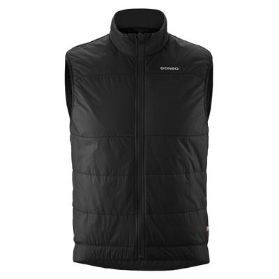 Funktionsweste GONSO "Trail Vest Primaloft M", Herren, Gr. 3XL, schwarz, 100% Polyamid, Westen Funktionsweste, wattierte atmungsaktive Damen Weste, hohe Wärmeisolation, Semi Fit