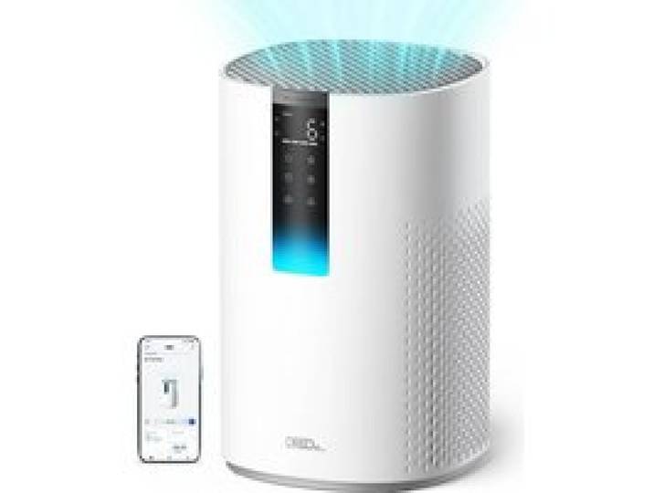 Ionisateur - DREO - Macro AP605S - Renouvellement de l’air jusqu’à 73 m²/h - Ultra-silencieux - Minuterie - Verouillage enfant