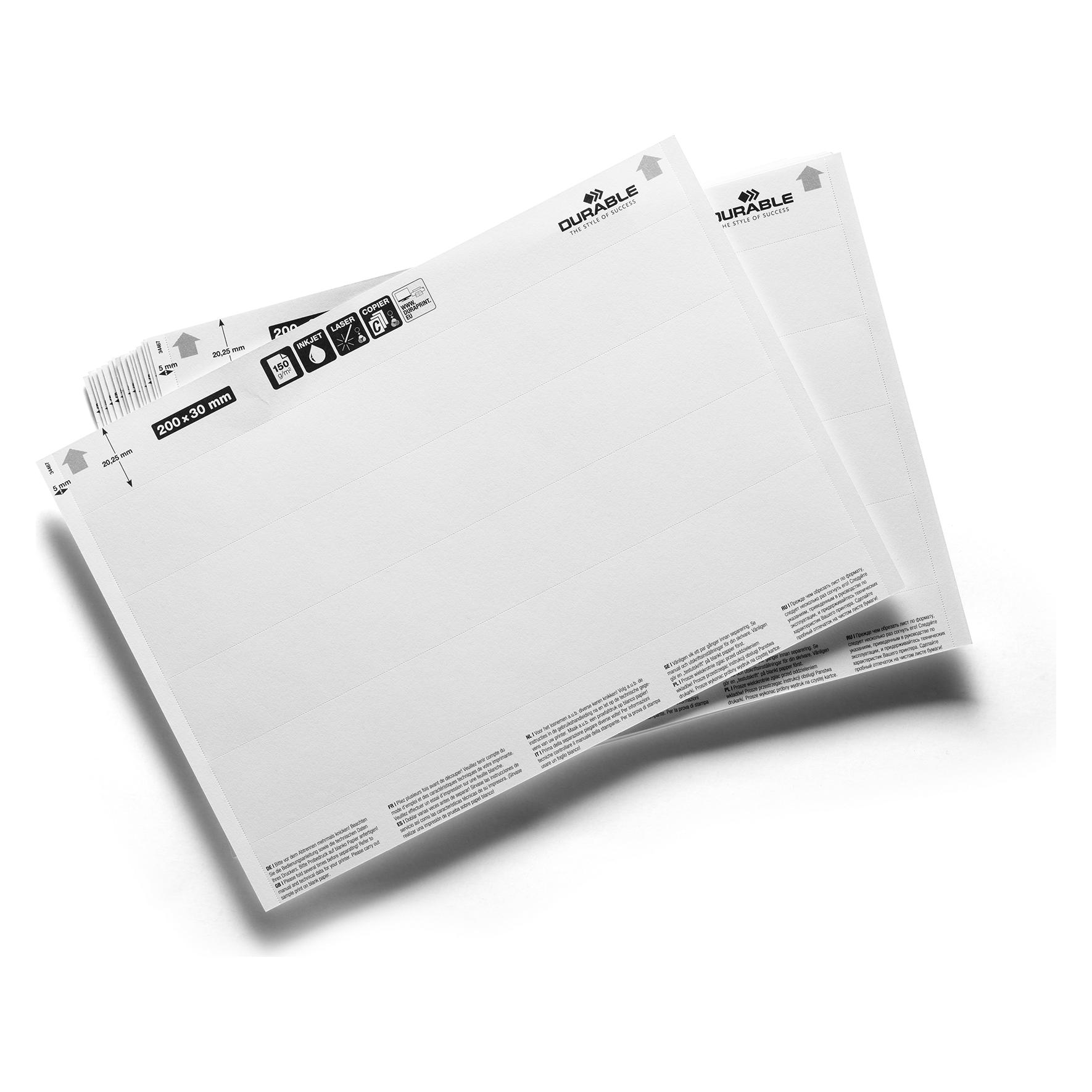 Durable Einsteckschilder Label Refill (804102)
