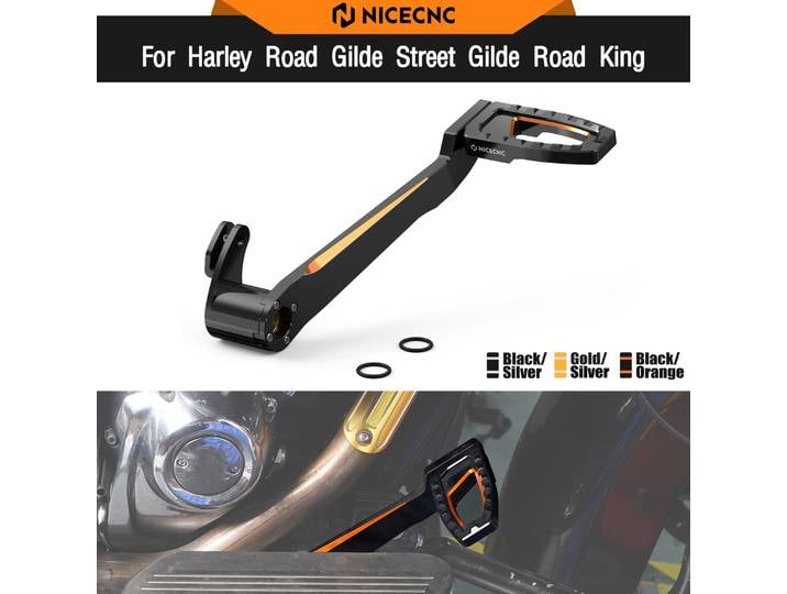 Levier de frein arrière pour Harley Street Glide FLHX 2014 – 2023, pédale Road King FLHR Road Glide FLTRX Ultra Limited FLHTK Electra Glide