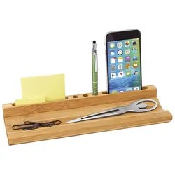 WEDO® 61 1807 Organizer mit Smartphone-Halter - Bambus