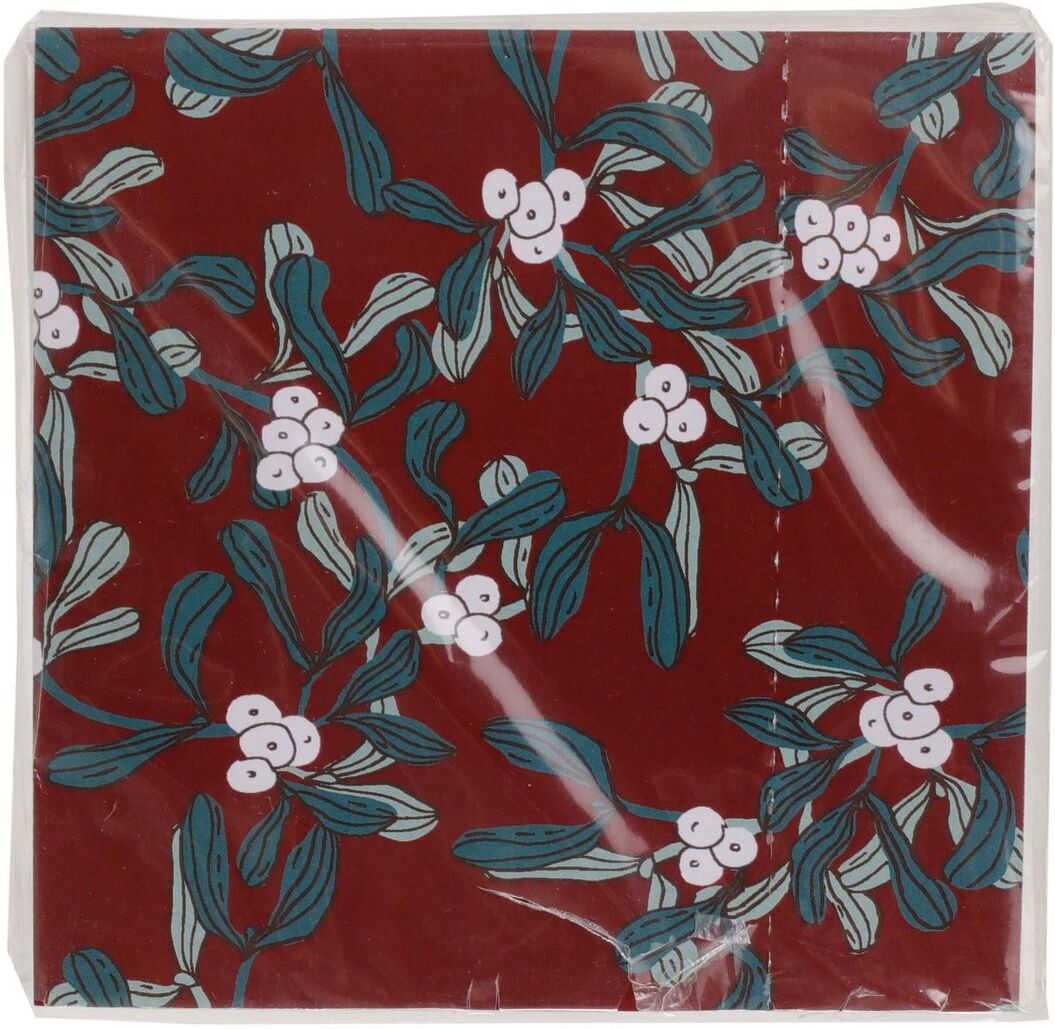 FESTIVE Servett Mistel 25x25cm