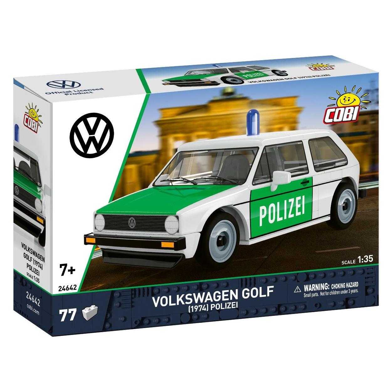 Cobi 77 PCS VOLKSWAGEN /24642/ GOLF (1974) POLIZEI (COBI-24642)