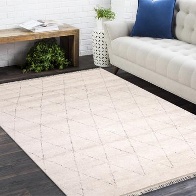 Overton Handmade Shaggy Boho Moroccan Area Rug