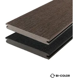 Fiberdeck WPC 23x138mm Fiberdeck Vintage Graphite / Wenge massiv FSC®100% 500 cm