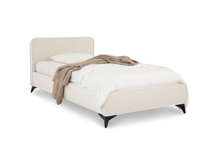Idimex Polsterbett Lavoro 90x200 cm cremeweiß, Creme, Mode, 90x200 cm, Schlafzimmer, Betten, Polsterbetten