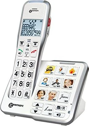 Geemarc AMPLIDECT 595 PHOTO Schnurloses Telefon mit Fototasten
