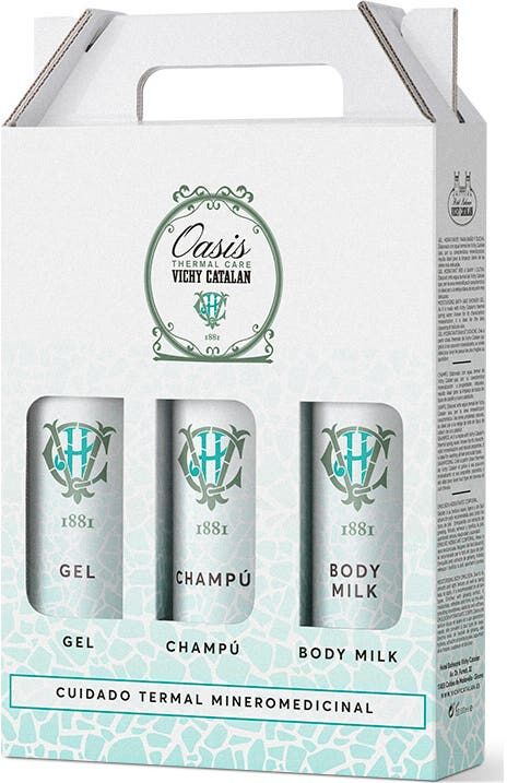 Oasis Thermal Care Pack Gel + Champú + Leche Corporal