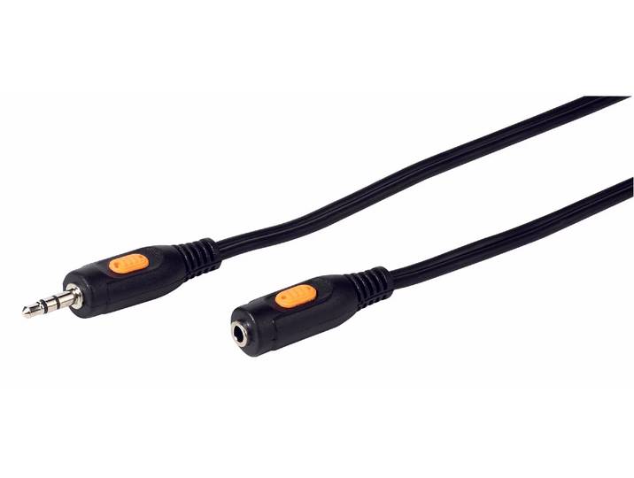 Vivanco Klinke Verlängerung, 5.0m Audio Verlängerung – Audio Kabel/AUX Kabel