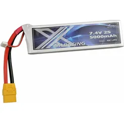 Amewi RC-Akku LiPo 5000 mAh 7.4 V 40C XT90 (5000 mAh, 7.40 V)