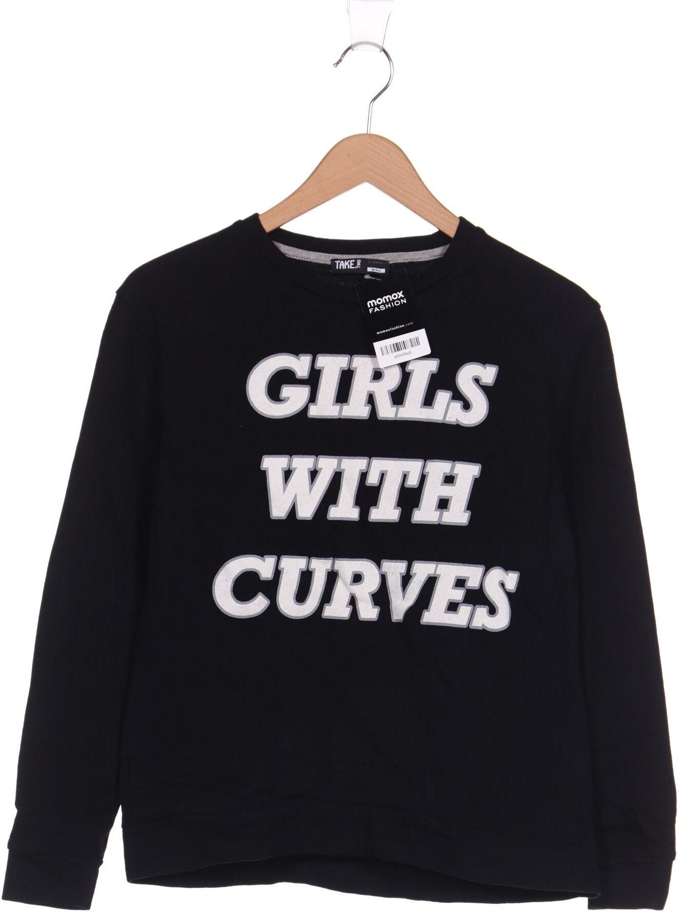Take Two Damen Sweater, Schwarz, Gr. S, Baumwolle - Second Hand