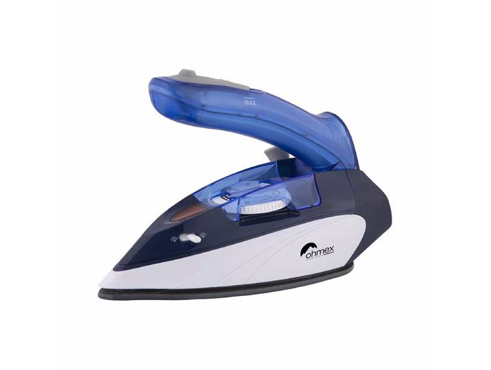 Ohmex OHM-STI-6020 Reisebügeleisen – Bügeleisen/Dampfbügeleisen – blau