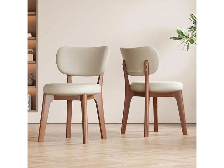 2pc Senior luxe salle à manger chaise nordique Unique Simple classique salle à manger chaise ensemble de 2 Glamour moderne Silla Restaurant meubles