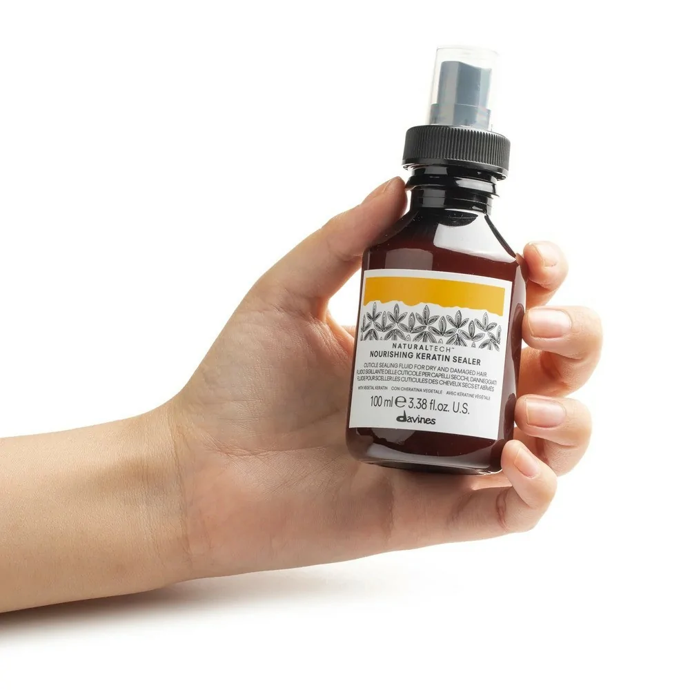 Davines Naturaltech Nourishing Keratin Sealer Fluid for Dry and Damaged Hair 100mL