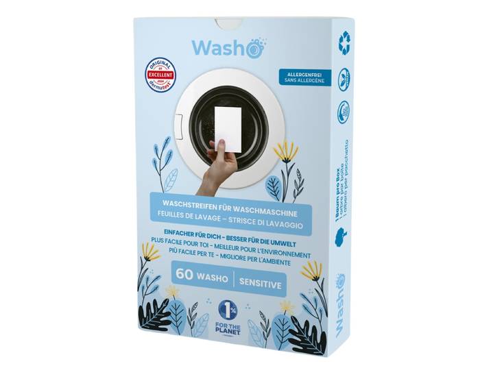 Waschstreifen 60 Stk. Sensitive - Made in Germany