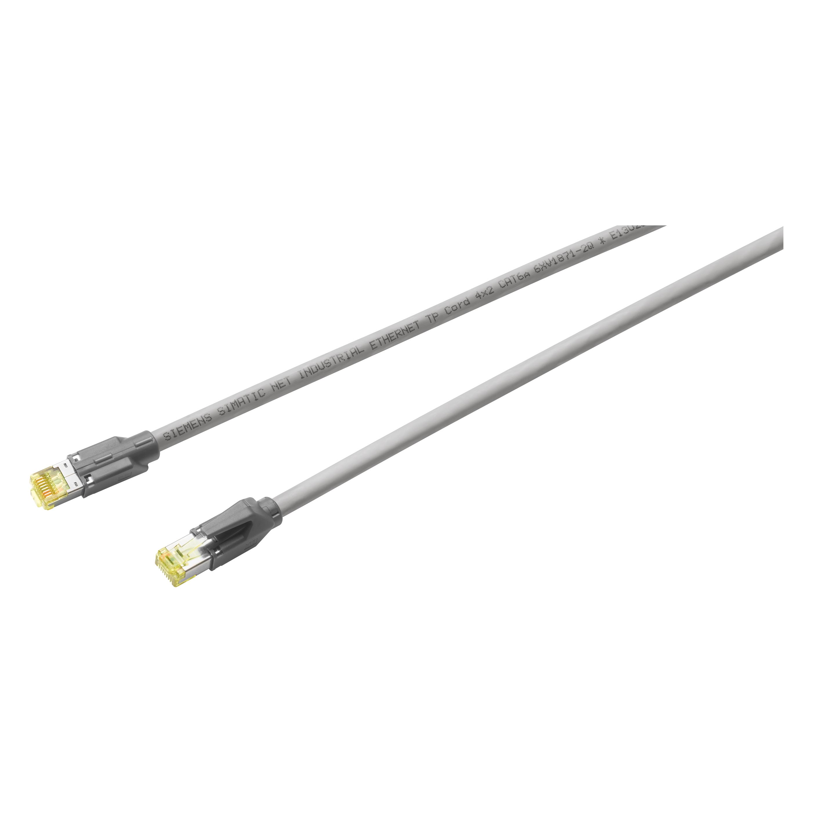 Siemens IE TP Cord RJ45/RJ45 4x2 (S/FTP, CAT6a, 6 m) (6XV18704UH60)