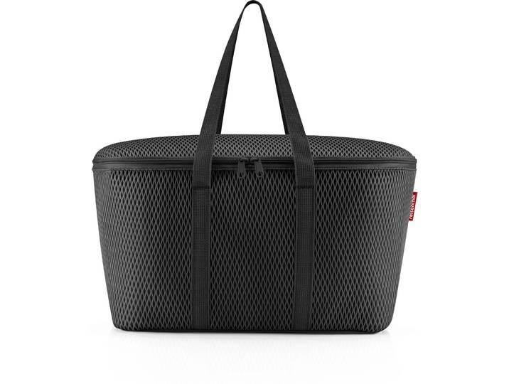 Kühltasche Reisenthel schwarz H 25 cm B 24.5 cm T wasserabweisendes Polyestergewebe mit recyceltem Obermaterial - Farbe: Mesh Black