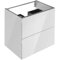KEUCO EDITION 11 ART Waschtischunterschrank, 2 Frontauszüge, 800x700x490mm, 32512880800, Korpus/Front: Manhattan Glas / Manhattan Glas