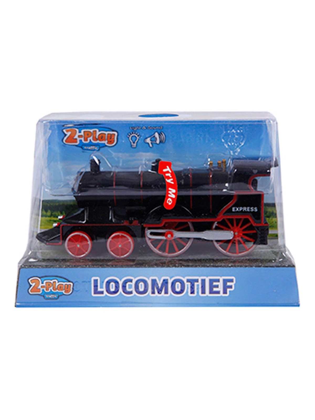 2-Play Traffic 2-Play Die-cast Locomotive with Light and Sound 14cm (Assorted)