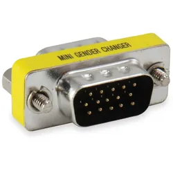 EQUIP 124320 HD15 VGA Gender Changer Verbinder Stecker auf Stecker