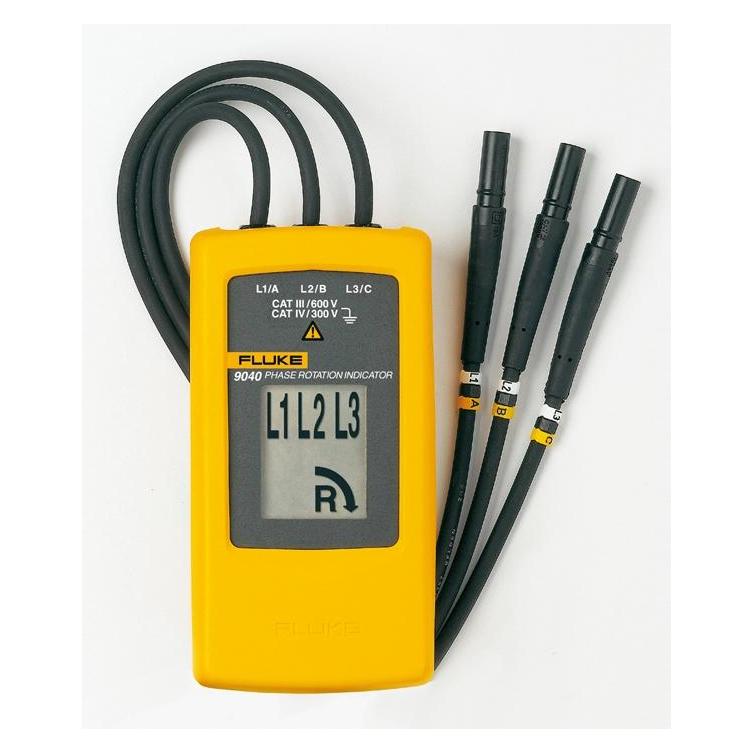 Fluke Drehrichtungstester 9040 (CAT III 600V, CAT IV 300V, Hand-Multimeter) (Fluke-9040EUR)