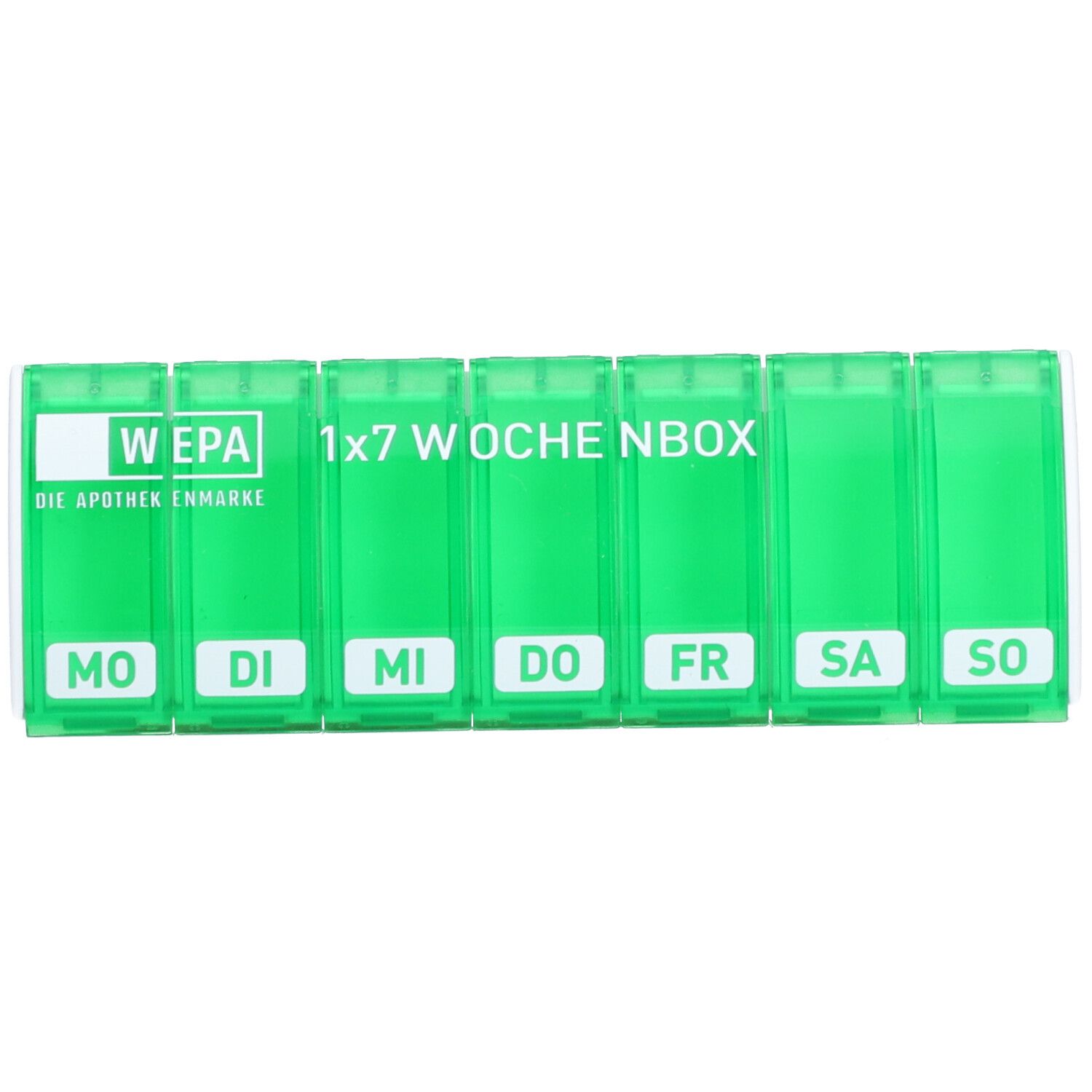 Wepa 1x7 Wochenbox UV-Schutz+ grün 1 St Box