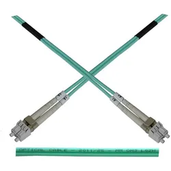 OEM Optical patch cable duplex LC-LC 50/125 MM 10m OM4 (10 m), Netzwerkkabel