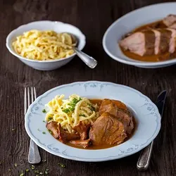 TANNENGLÜCK Schweinefilet in Pfifferlingrahmsoße Inhalt 900g