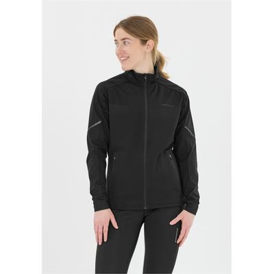 Laufjacke ENDURANCE "Aisling", Damen, Gr. 44, schwarz, 100% Polyester, unifarben, normal, ohne Ausschnitt, Jacken, in atmungsaktiver Qualität