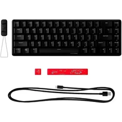 HP HyperX Alloy Origins 65 (US, Kabelgebunden), Tastatur, Schwarz