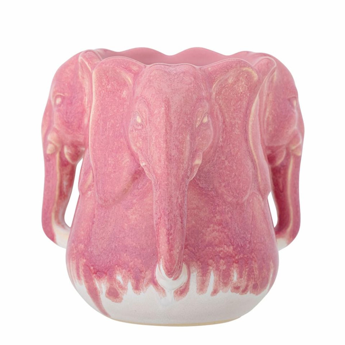 Bloomingville Vaas Pontus Aardewerk Roze Hoogte: 15,5 cm