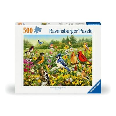 Erwachsenenpuzzle 500 Teile - Vogelwiese