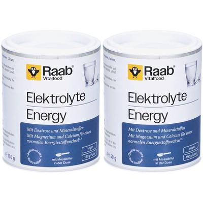 Raab Vitalfood Elektrolyte Energy Pulver 2x 2x150 g