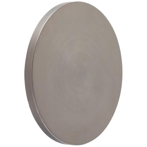 Brilliant Design Shadow LED-wandlamp grijs met geborsteld aluminium, Ø 15 cm