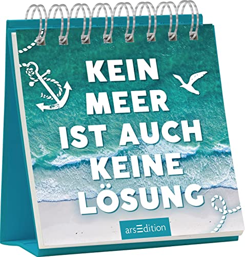 Kein Meer ist auch keine Lösung: Aufsteller mit witzigen Sprüchen zum Thema Urlaubsreif - Preis vom 18.10.2026 15:28:09 h