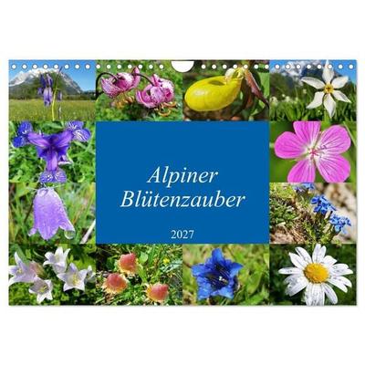 Alpiner Blütenzauber (Wandkalender 2027 DIN A4 quer), CALVENDO Monatskalender