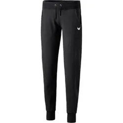 ERIMA Damen Sweathose mit Bündchen, Größe 38 in Schwarz Schwarz
