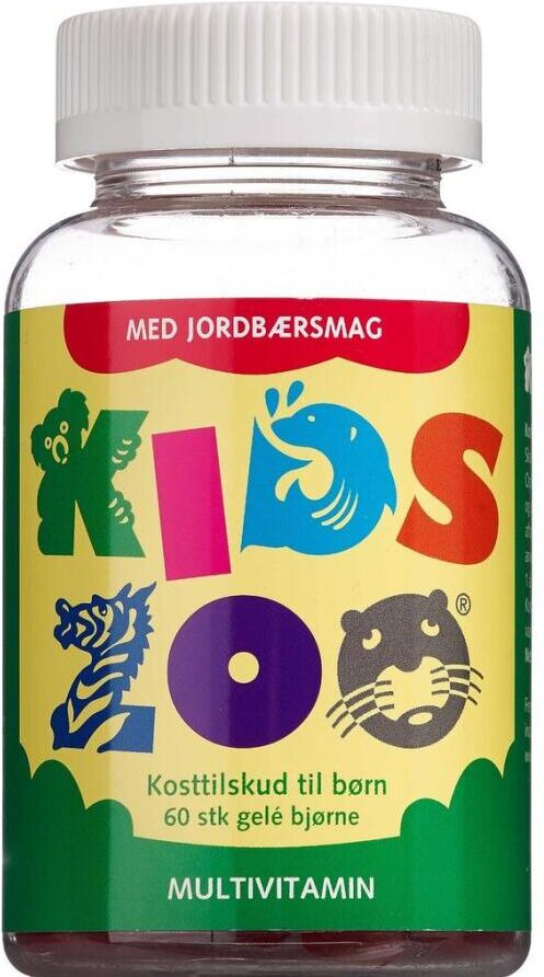 Kids Zoo Multivitamin Tyggedyr Kosttilskud 60 stk
