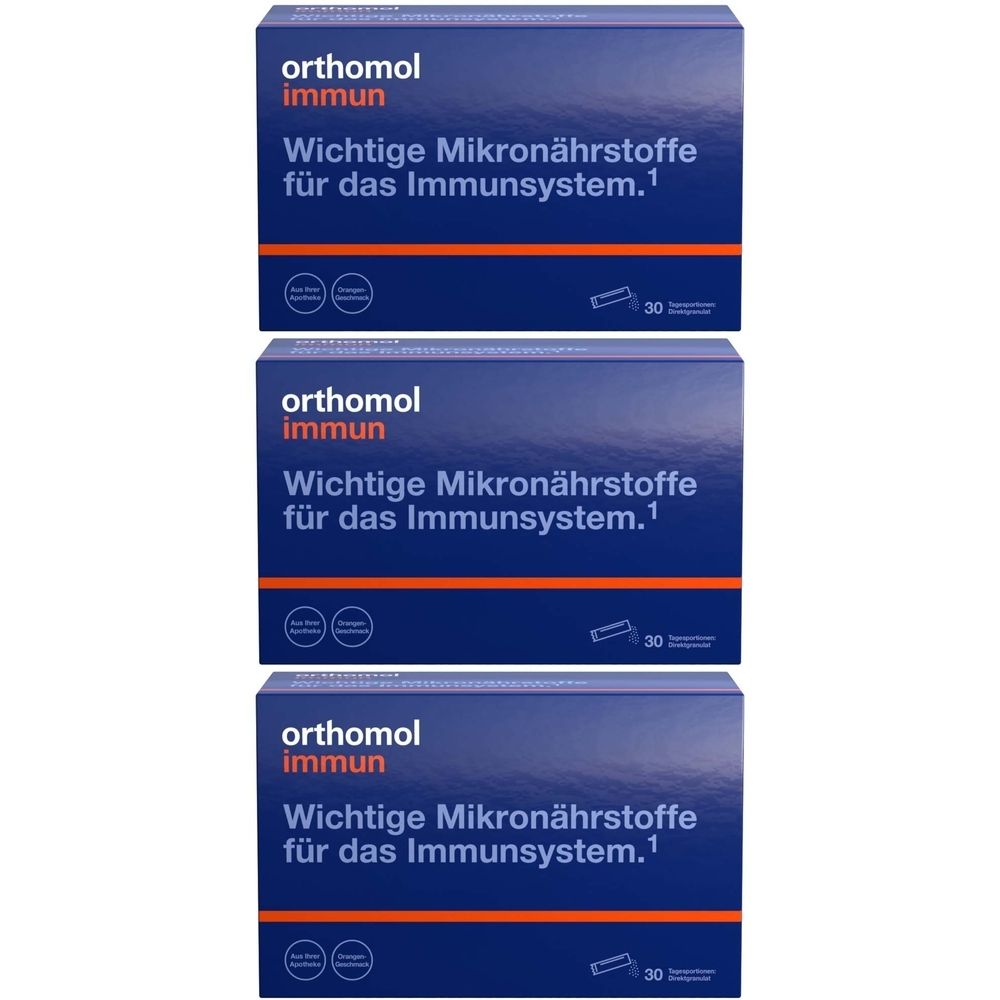 Orthomol Immun Direktgranulat Orange x3 3x30 St Granulat