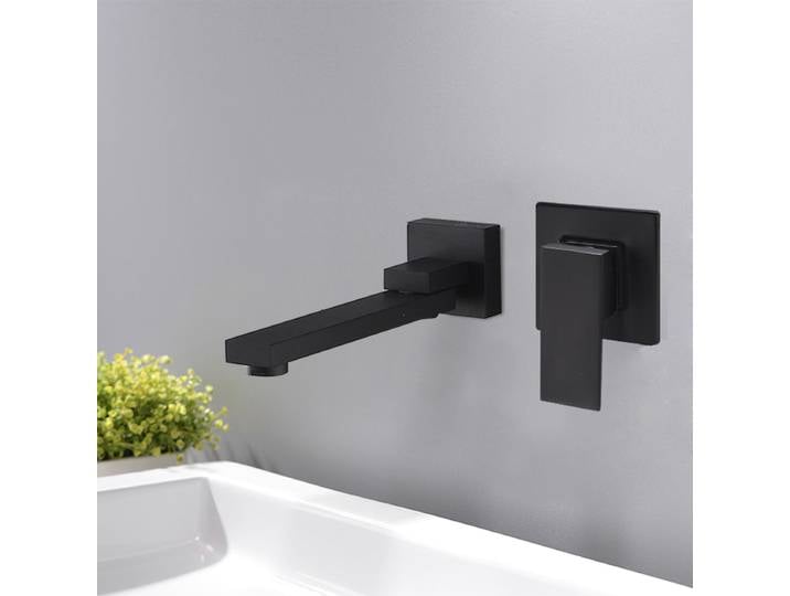 BAKALA lavabo salle de bains robinet eau chaude et froide mitigeur mural évier robinet bec pivotant bain avec poignée à levier unique moderne