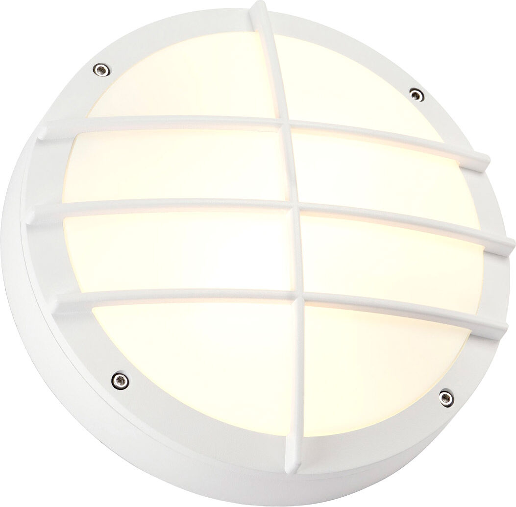 Slv Bulan Grid Wandleuchte, Rund, Weiss, E27, Max. 2x25w - Stand-, Wand- Und Deckenleuchten (Outdoor)