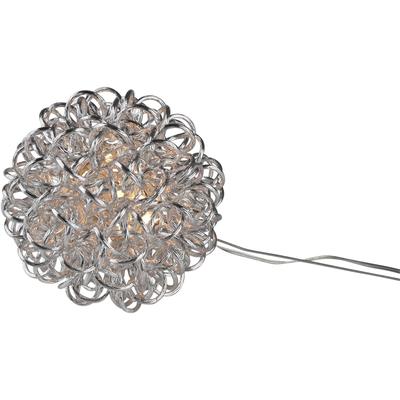 LED Dekolicht AM DESIGN "Kugelleuchte, Weihnachtsdeko aussen, LED Kugel", silber (silberfarben), Ø:10cm, Leuchten, Dekokugel, Weihnachtsbeleuchtung