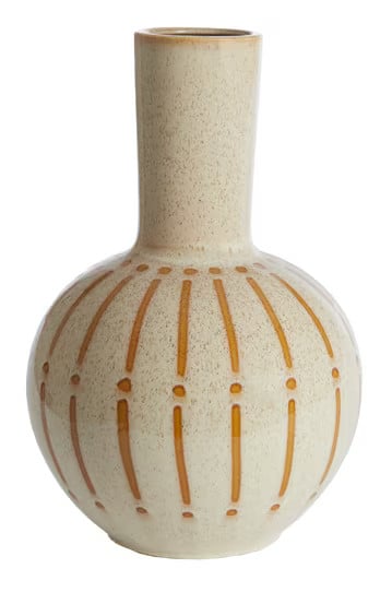 Light & Living Vaas Ulloa Keramiek, Crème, Hoogte: 52 cm