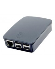 Raspberry Pi Gehäuse Original für 4B Schwarz/grau Schwarz Grau (RPI4 CASE BLK/GRY)